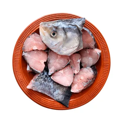 Catla Fish After Cutting
