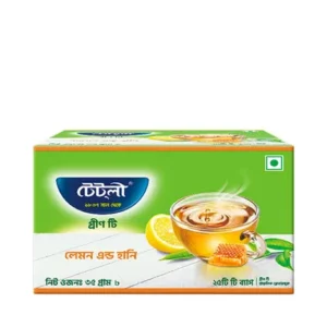 Tetley Green Tea Bag Lemon & Honey 25 pcs