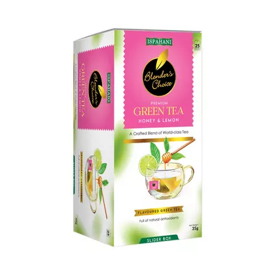 Ispahani Blender's Choice Premium Green Tea Honey & Lemon