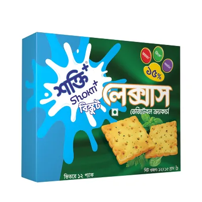 Shokti+ Lexus Vegetable Crackers Biscuit 12 pcs