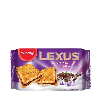 Munchy's Lexus Chocolate Cream Sandwich Cracker